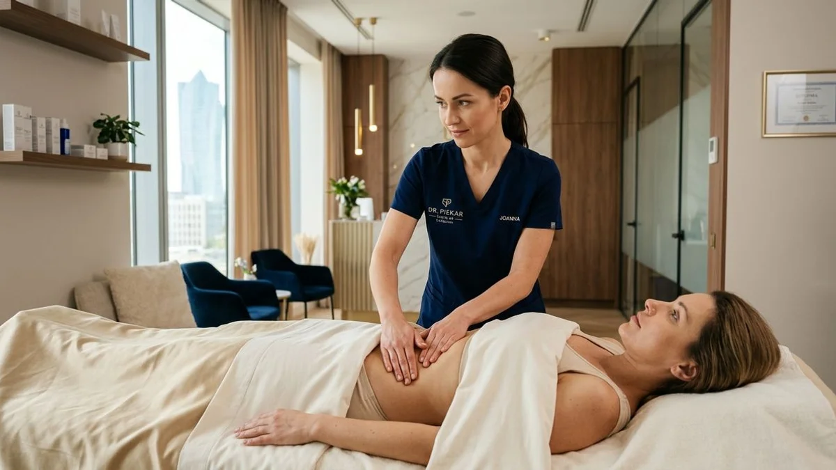 Drenaż limfatyczny metodą Leduc po liposukcji