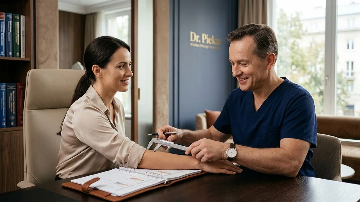 Konsultacja chirurgii plastycznej sylwetki w Klinice Dr. Piekar