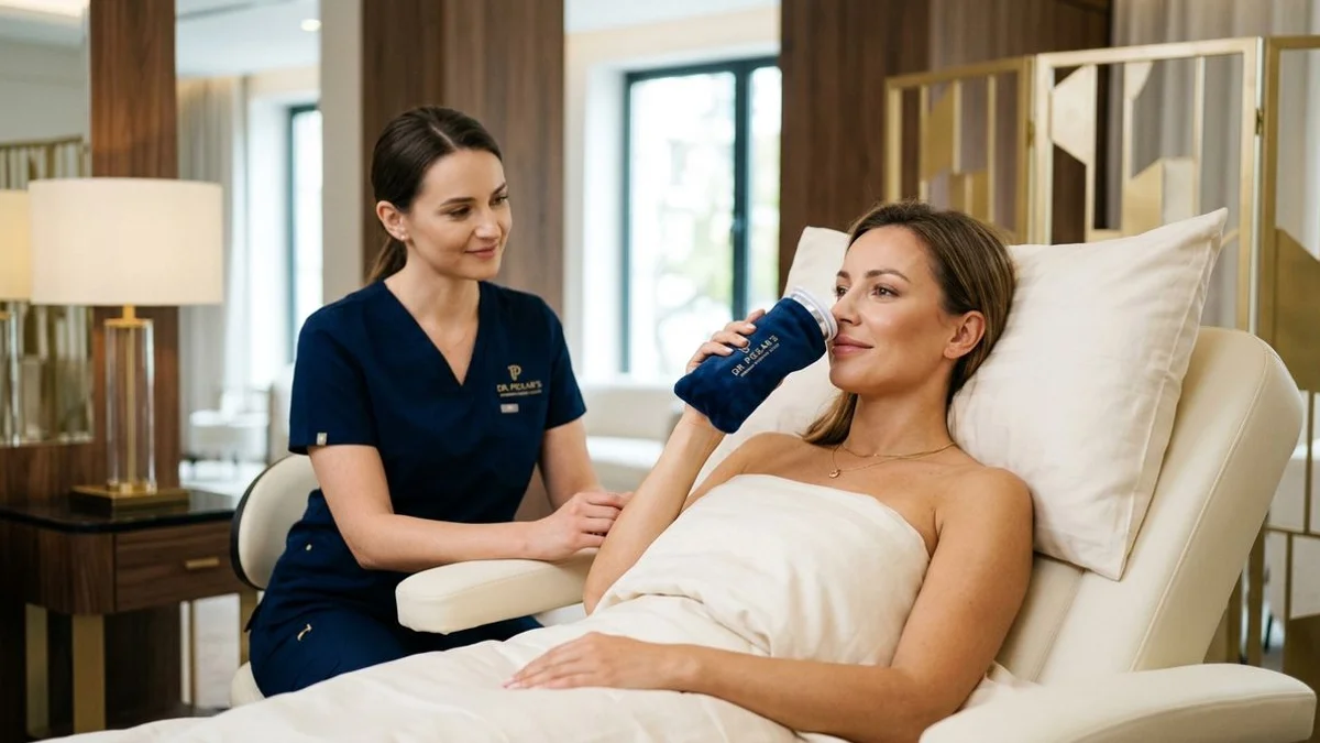 Pierwsze 48 godzin po rynoplastyce — chłodzenie i odpoczynek