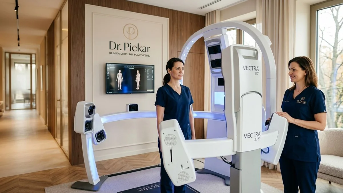 Skanowanie pacjentki w systemie VECTRA 3D