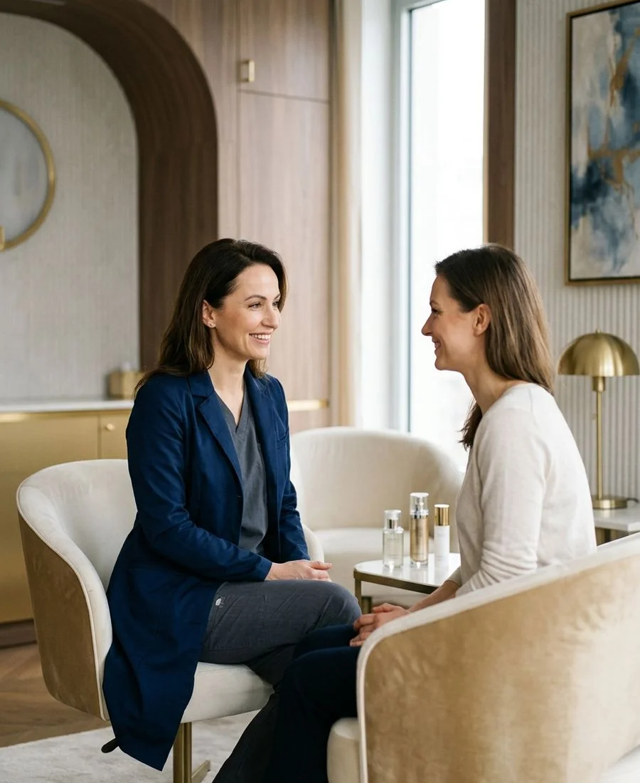 Wnętrze Kliniki Dr. Piekar — eleganckie gabinety konsultacyjne